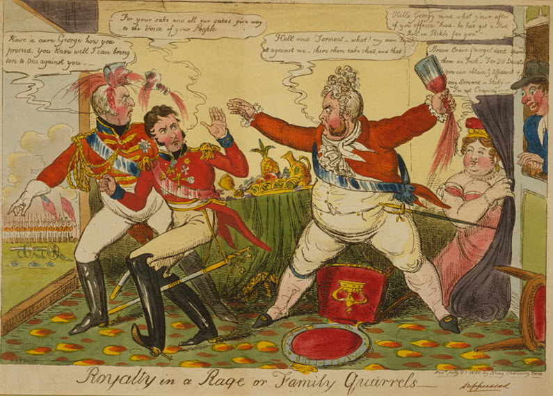 Political cartoons by Robert Cruikshank